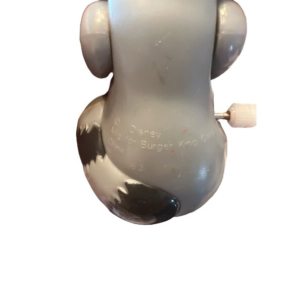 Vintage Burger King Kids Club Toy Pocahontas Meeko Racoon Wind Up Toy, Fast Food - Picture 6 of 7